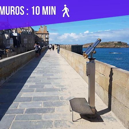 Escalier 16 - 30 M Plage Du Sillon - Proche Intra Saint-Malo Exteriör bild