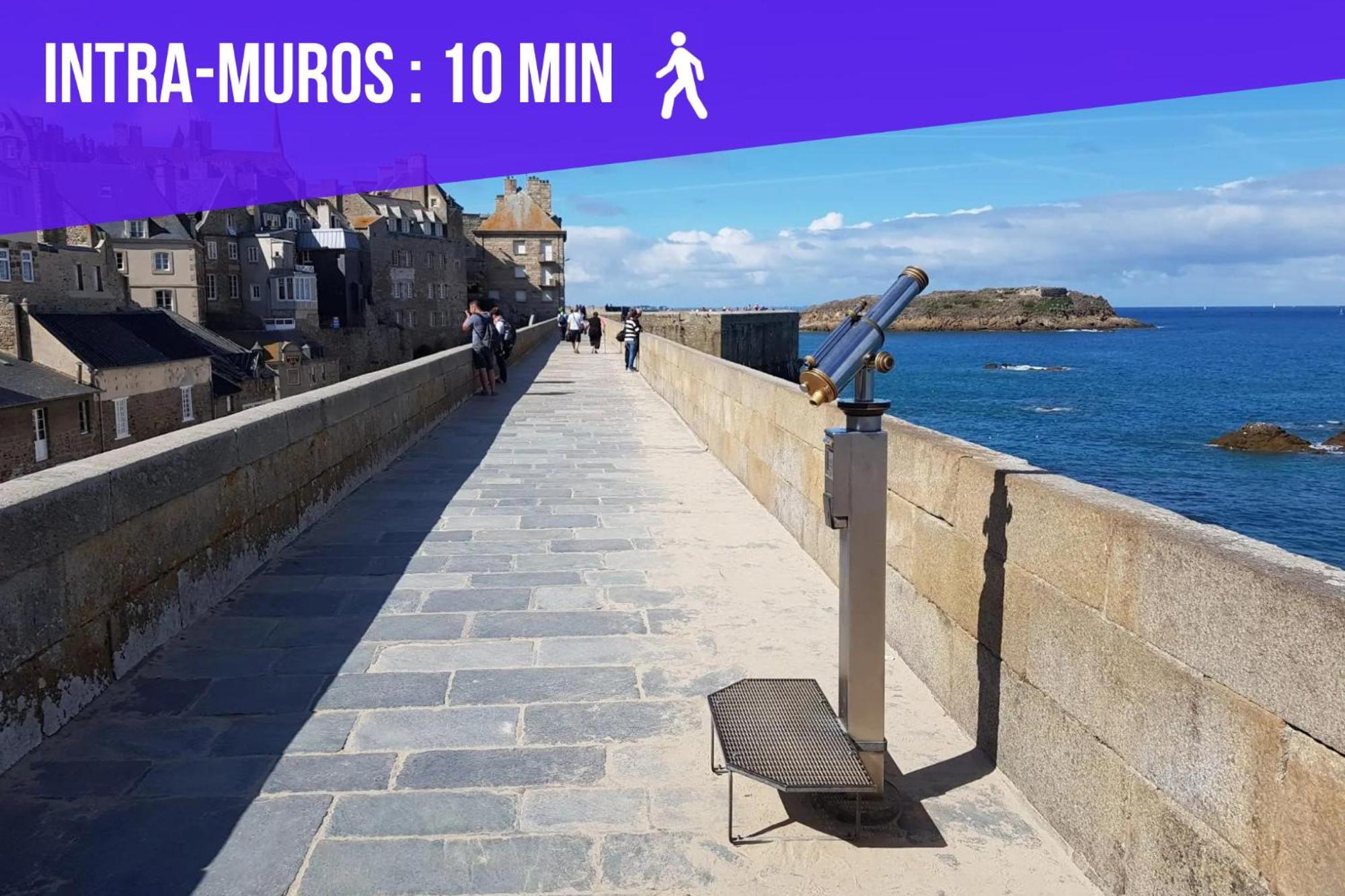 Escalier 16 - 30 M Plage Du Sillon - Proche Intra Saint-Malo Exteriör bild